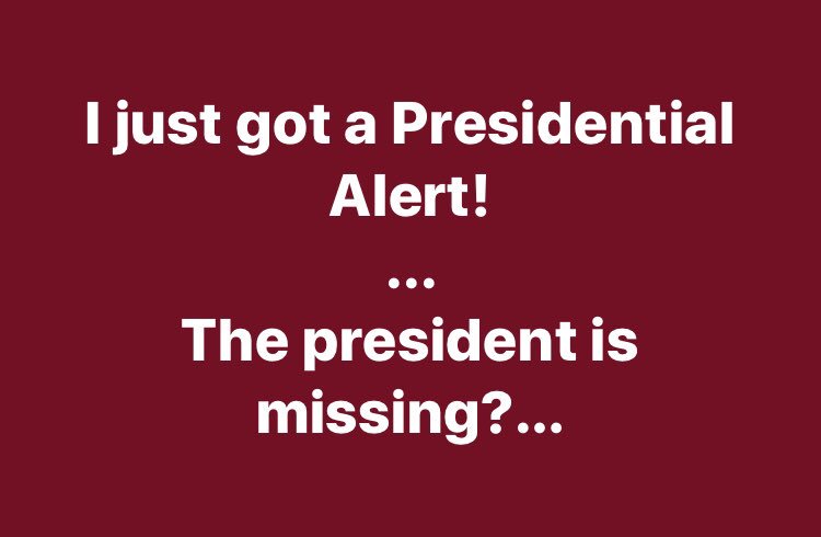 RRG_Patrick's tweet image. #textalert #president #falsehopes