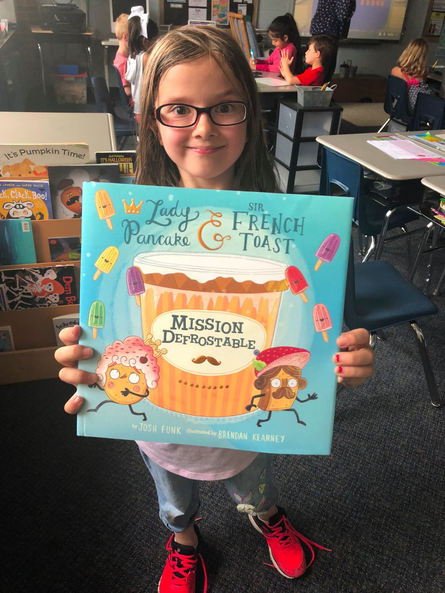 WvReading's tweet photo. Thank you, @joshfunkbooks!  Mrs. Lambie's class was so excited to read Mission Defrostable during #classroombookaday !  They LOVED it!  They want to know how fast you can publish another book about the Dynamic Duo!? @joshfunkbooks @WV_Reading https://t.co/wo2k6JPx7Q