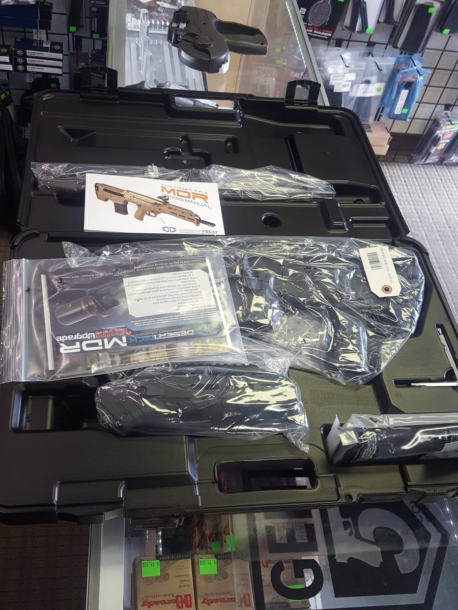 JuggernautArms's tweet photo. #DesertTech #MicroDynamicRifle #MDR 7.62x51 #308 #Bullpup Accepts Magpul Pmags. $2560 https://t.co/dZMaW3HZv5