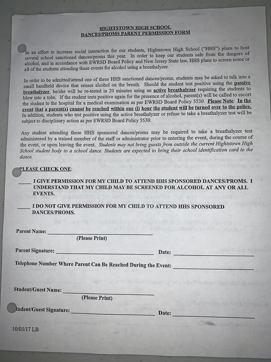 hightstowncheer's tweet photo. If you are going to homecoming dance, Make sure you bring your student ID and the breathalyzer form below!! 💙💙💙 @HHS_Rams_HCD https://t.co/cfhwxmNfw0
