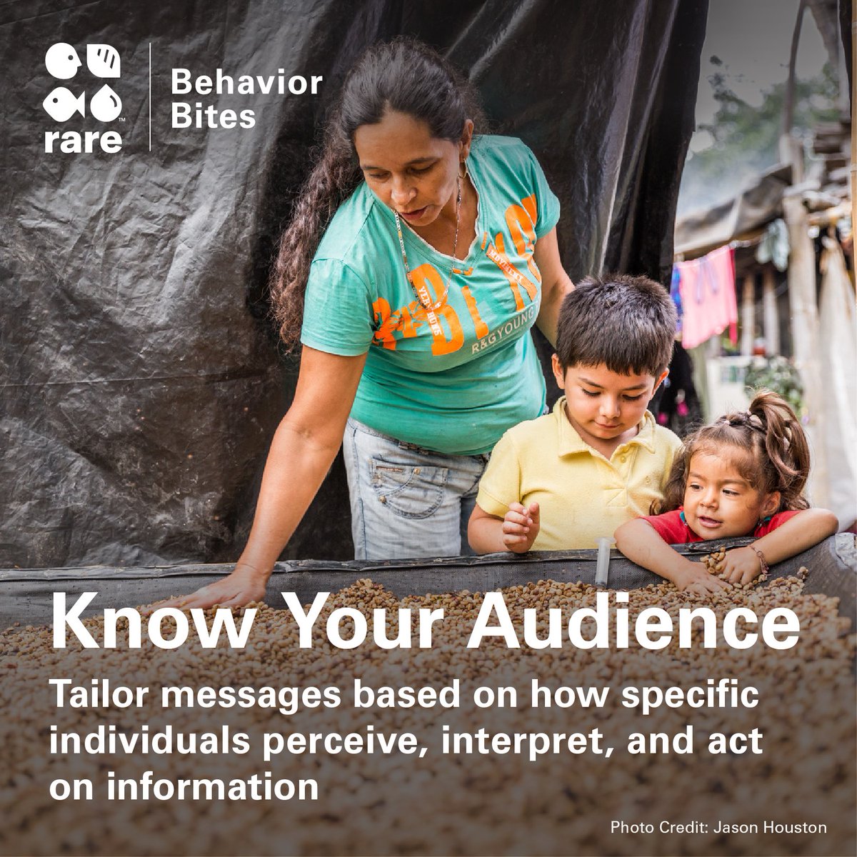 Rare_org's tweet photo. Do you know your audience? #BehaviorBites ⇨ offering a glimpse into the scientific foundations on which our #socialmarketing approach to community-led conservation is based.
#WednesdayWisdom #SocialImpact #BehaviorChange #InRareForm https://t.co/mKJXOsyEfe