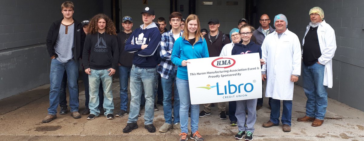 Thank you to Accumold and <a href="/EverspringFarms/">Everspring Farms</a> for hosting <a href="/HMAmfg/">Huron Manufacturing Association</a> School Tours with <a href="/CentralHuronSS/">CHSS</a>. Thank you <a href="/LibroCU/">Libro Credit Union</a> #prosperitygrant