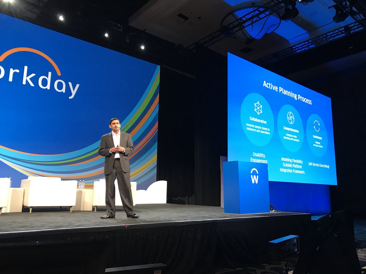 wdayfinancetalk's tweet photo. Sharing future plans for our #BusinessPlanningCloud, as we continue to focus on a #planning process that is collaborative, comprehensive and continuous. #wdayrising https://t.co/Og9k7rHg4c