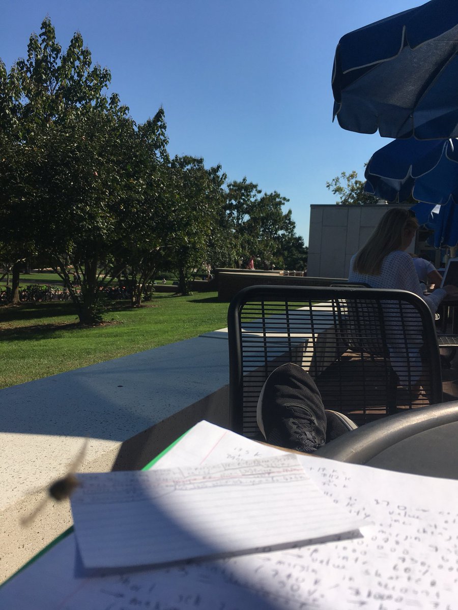 BlueHenVincent's tweet photo. Love being able to study outside @ClubMorris ! Enjoy it will you can #BlueHens https://t.co/uvnem8CLeR