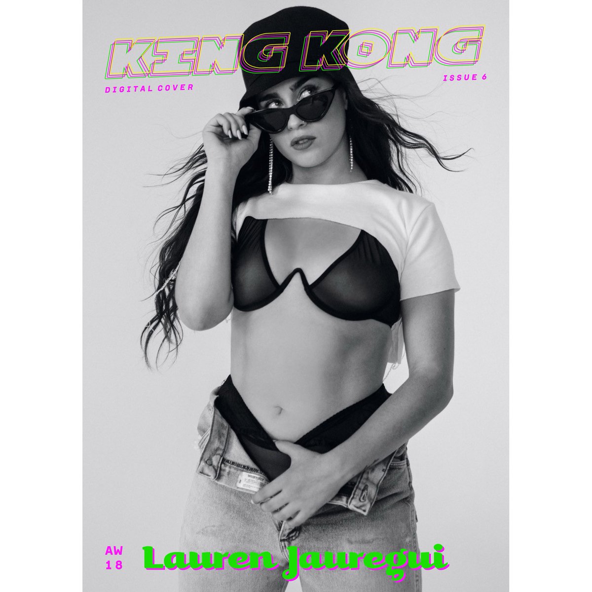 LaurenJauregui's tweet photo. WORSHIP OF INDEPENDENCE 
Thank you #KingKongMag for this dope cover!! 
official issue comes out oct. 12th https://t.co/PWrmiUKVxd