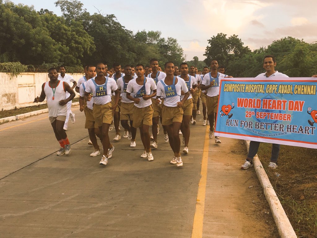 #runforyourheart <a href="/chavdcrpf/">CH CRPF AVADI</a> @crpfnews <a href="/crpfindia/">🇮🇳CRPF🇮🇳</a>