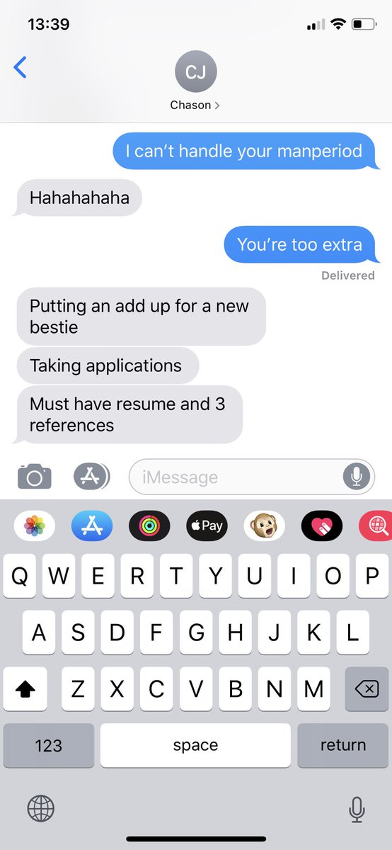 mbailey7558's tweet photo. I can’t handle @chasonjackson anymore😂😂😂 #HelpWanted #ExperienceRequired #ApplyInDMs https://t.co/d5ITtZECrX