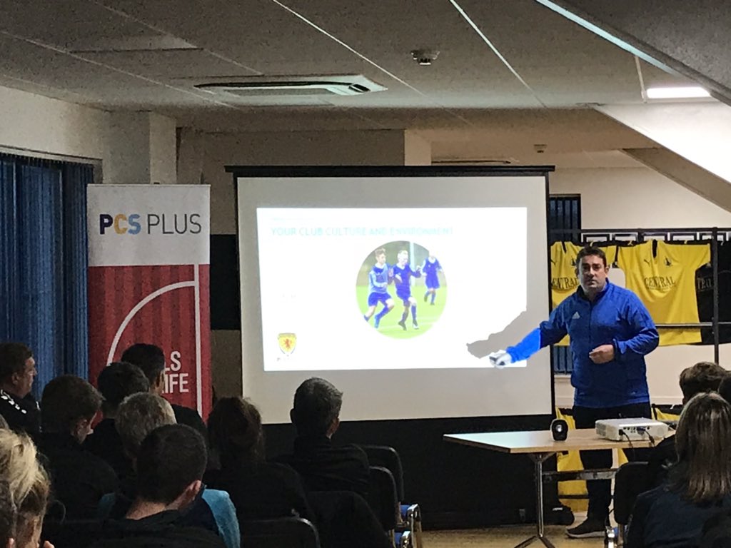 ScotFACentral's tweet photo. 32 VIPs in attendance tonight @FalkirkFC for our PCS PLUS Mastery workshop!
#masterycoaching #education #attractivegame #volunteering @ScottishFA_PCS @CashBackScot https://t.co/RPOECLiOz0