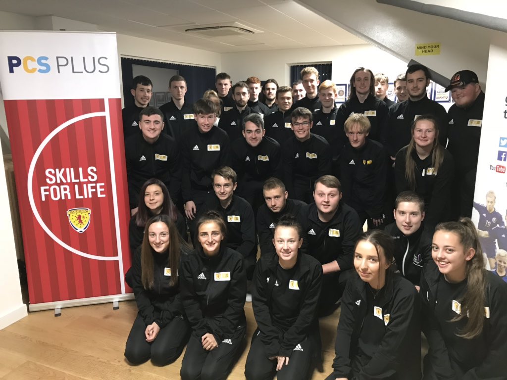 ScotFACentral's tweet photo. 32 VIPs in attendance tonight @FalkirkFC for our PCS PLUS Mastery workshop!
#masterycoaching #education #attractivegame #volunteering @ScottishFA_PCS @CashBackScot https://t.co/RPOECLiOz0
