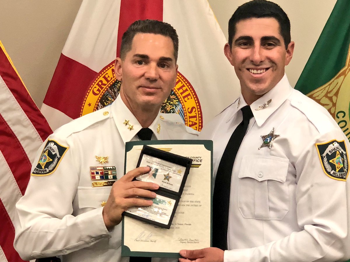 ChadChronister's tweet photo. Such a proud moment, these cadets graduated today and now wear the badge which represents more than 170 years of excellence. Pleased to introduce our newest Deputies. https://t.co/sHqoui4caT