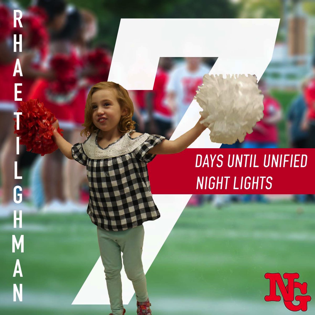 WoodPepNation's tweet image. Can't wait for Rhae from @NGSuperstars to be on the field cheering for ALL Pioneers next Wednesday! Unified Night Lights starts at 6PM.