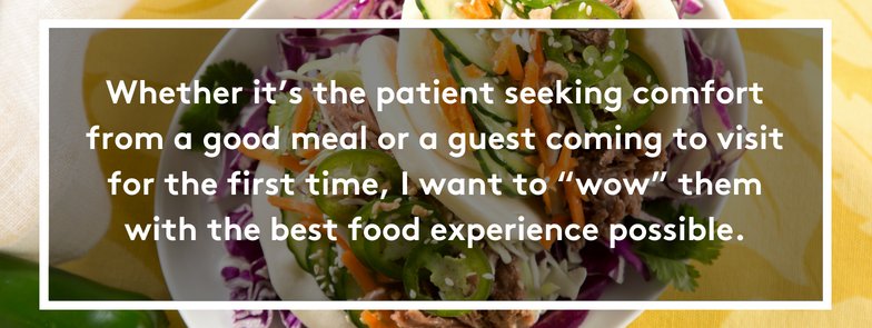 CGCareersUSA's tweet photo. See how @MorrisonHC Executive Chef, Laura Kedroff, changes the perception of hospital food --> https://t.co/C8FNXcsdyH #CompassCareers #Hiring #ApplyToday https://t.co/GtxFMGh7kI