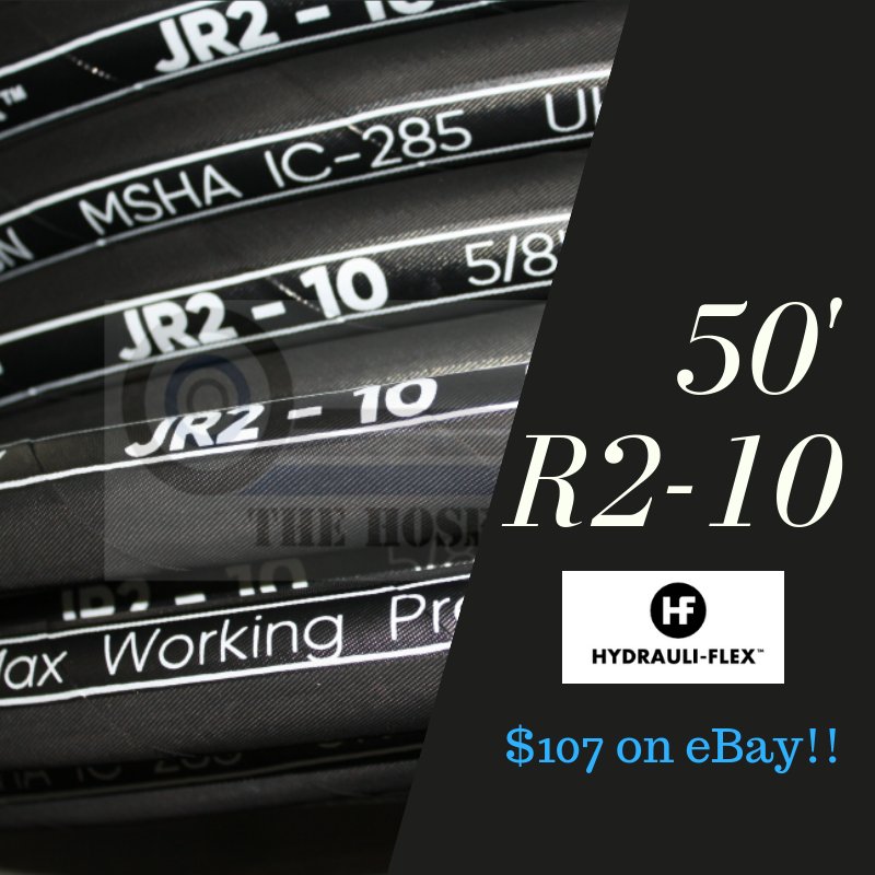 Our 50' R2-10 Hydraulic Hose is only $107 on <a href="/eBay/">eBay</a>! You won't find a higher quality hose for this price anywhere else! Need a fitting to go with it? Go to thehosecompany.com or email info@thehosecompany.com and we will help you find the perfect match!
ebay.com/itm/3327997579…