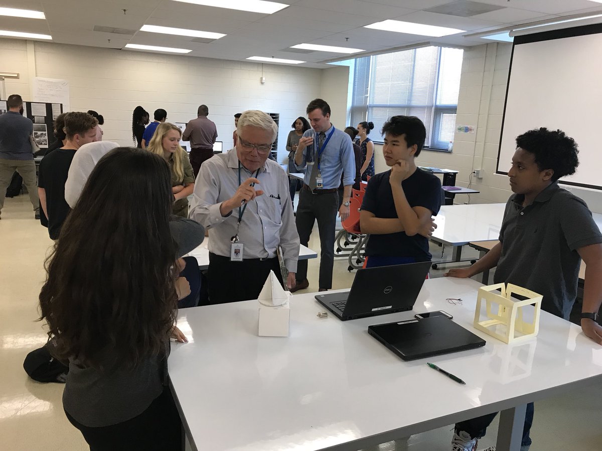 EdisonSTEMprg's tweet photo. Our junior Global STEM cohort did a great job presenting their tidal powered designs to various program stakeholders today. #EdisonGlobalSTEM https://t.co/wPCzE3ZS5a