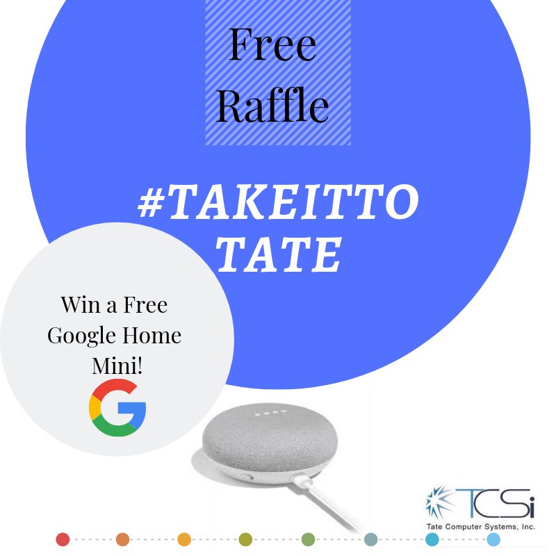 TateComputers's tweet photo. Please RT for someone else to see👀
IT’S FREE RAFFLE TIME! 
1. Repost our 30 second commercial onto your Instagram, Facebook, or Twitter. 
2. Make sure to tag us!
3. You must place the hashtag #takeittotate in your caption! 
THAT’S ALL, SO WHY NOT! 
MESSAGE US FOR THE VIDEO! https://t.co/QeYoNxWtqE