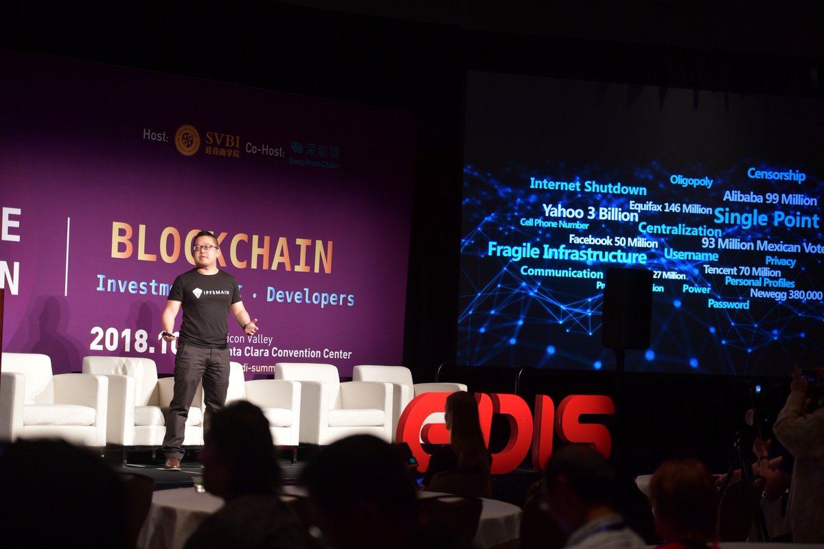 SVBI_Official's tweet photo. Oct 1st wonderfully marked our annual #GDIS2018. We were so grateful to be with every participants. #SVBI expresses our sincere appreciation to the co-host, @DeepBrainChain, and all the speakers/sponsors/media, and each of you. #Splend @thebeetoken #VisionX @proteumio @IPFSMain https://t.co/y3lGO9L42Q