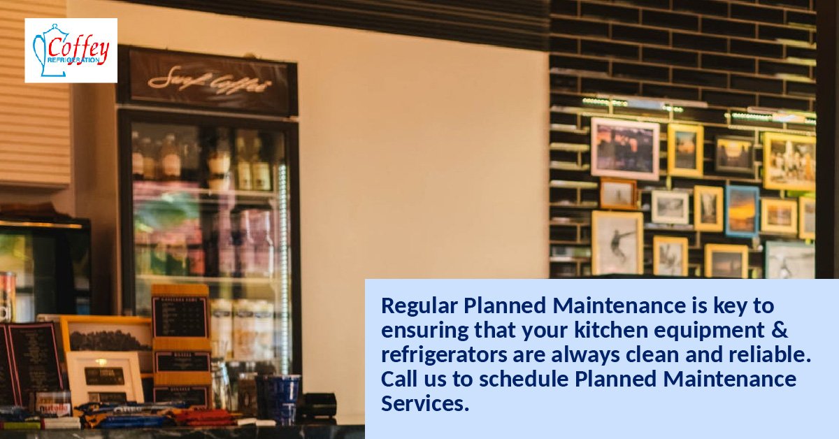 Coffey_ref's tweet photo. Regular Planned Maintenance is key to ensuring that your kitchen equipment &amp; refrigerators are always clean and reliable. Call us to schedule Planned Maintenance Services. https://t.co/gNSNLtBGT1 #refrigeration #commercialservices #HVAC #repaire https://t.co/mEqy8E1gJn