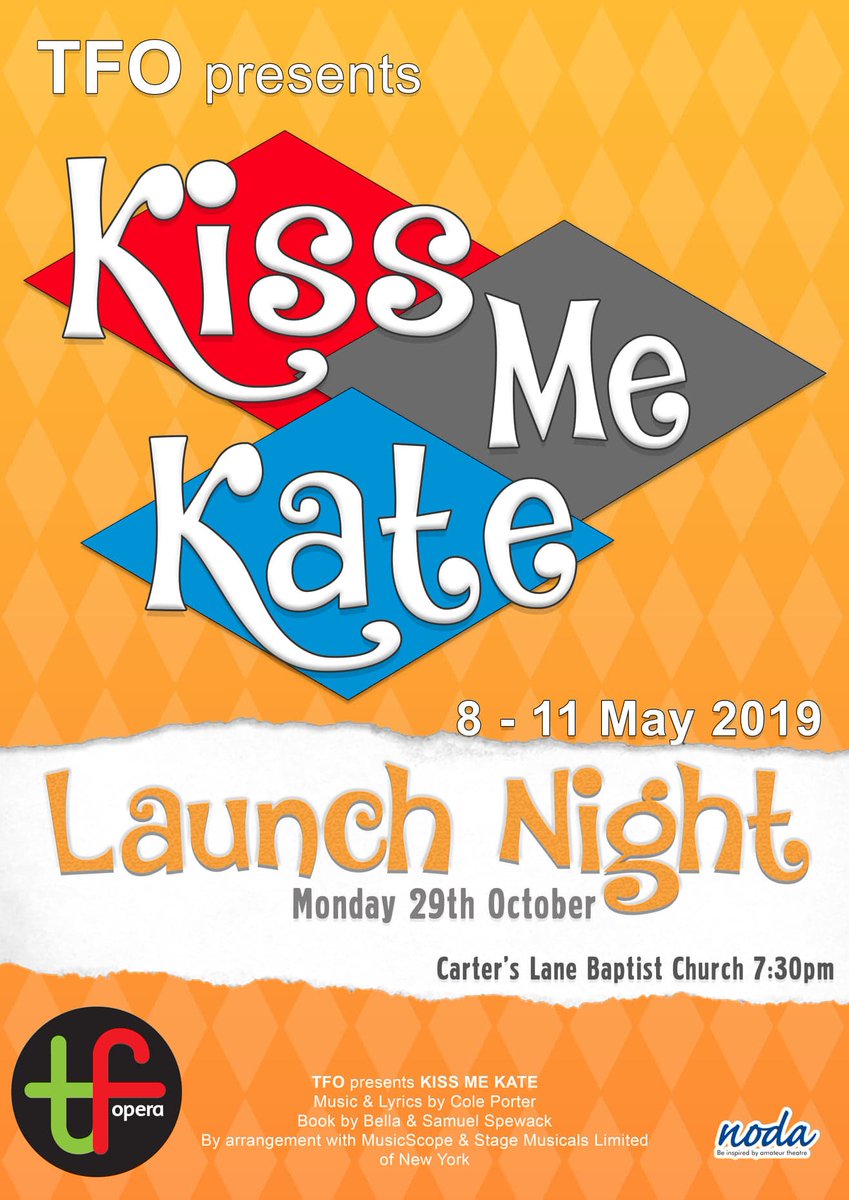 tinkersfarm's tweet photo. Do you love performing?
Why not join us for our #KissMeKate launch night on the 29th October 2018.
For more info check out our Facebook post here:
https://t.co/F0DqibewW6
#TFOKMK #NODA #AmDram #SupportAmDram #WestMidlandsTheatre https://t.co/v0ldShEDDh