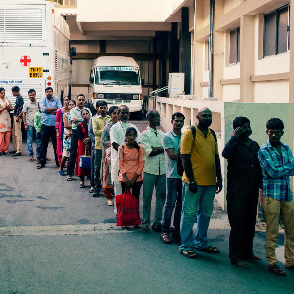 Google's tweet photo. In India, seeing an eye doctor is difficult due in part to a shortage of ophthalmologists. See how a team at Google is applying AI to modern medicine to help prevent blindness in millions of diabetes patients → https://t.co/XNpKbI3hWi https://t.co/IUmflw1EkF