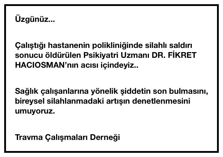 Üzgünüz... öfkeliyiz