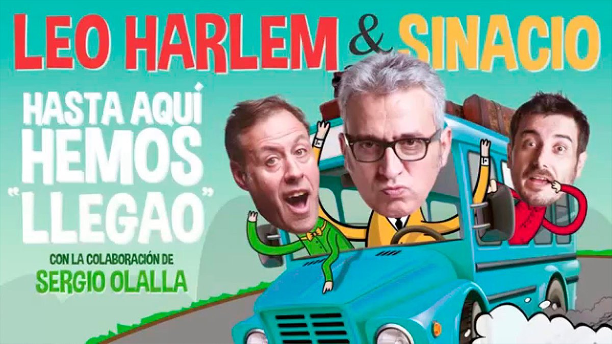 El trío formado por <a href="/LeoHarlem/">Leo Harlem</a>, <a href="/sinaciotv/">Sinacio</a> y <a href="/olalla_sergio/">Sergio Olalla</a> regresa al Teatro Fígaro de Madrid con su espectáculo #HastaAquíHemosLlegao. Prepárate para una nueva temporada de risas (¡y van 4!) a través de sus monólogos y gags. Compra ya tus entradas 👉 bit.ly/2y7OGZE