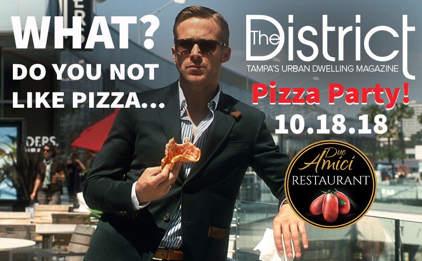 Do you like Pizza, Music, Live Art, Good People, and Beer &amp; Wine?
#pizzaparty #yborcity #districtmagtpa #tampa