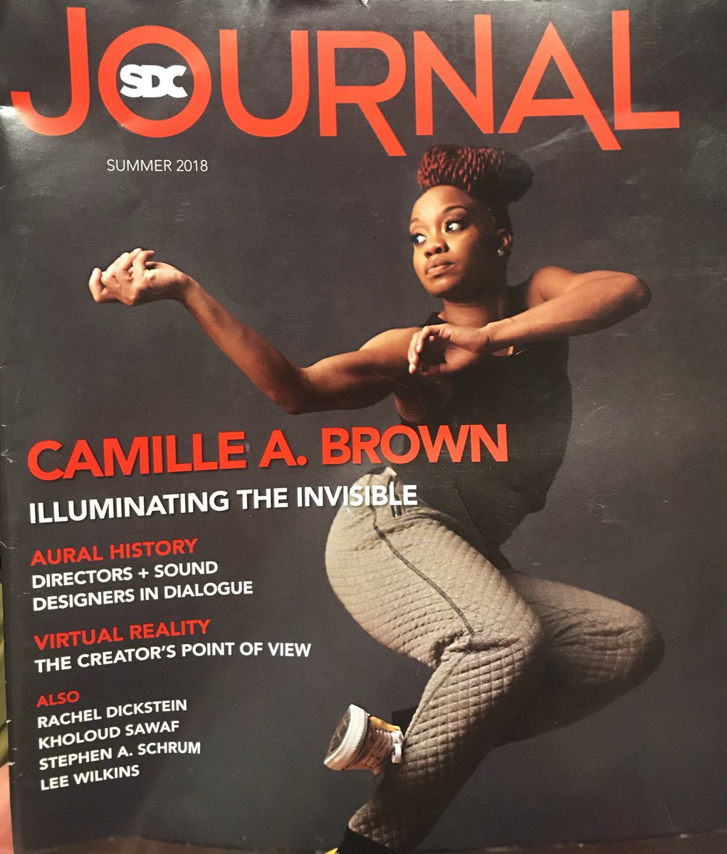 profcarlyobrien's tweet photo. So proud of @KholoudSawaf for making the cover of the @SDCweb Journal! What an incredible reminder about the dangers of tokenizing experiences and cultures that do not belong to us, and the power we have as directors to say no. #ladyhero https://t.co/blXjhRgPqg