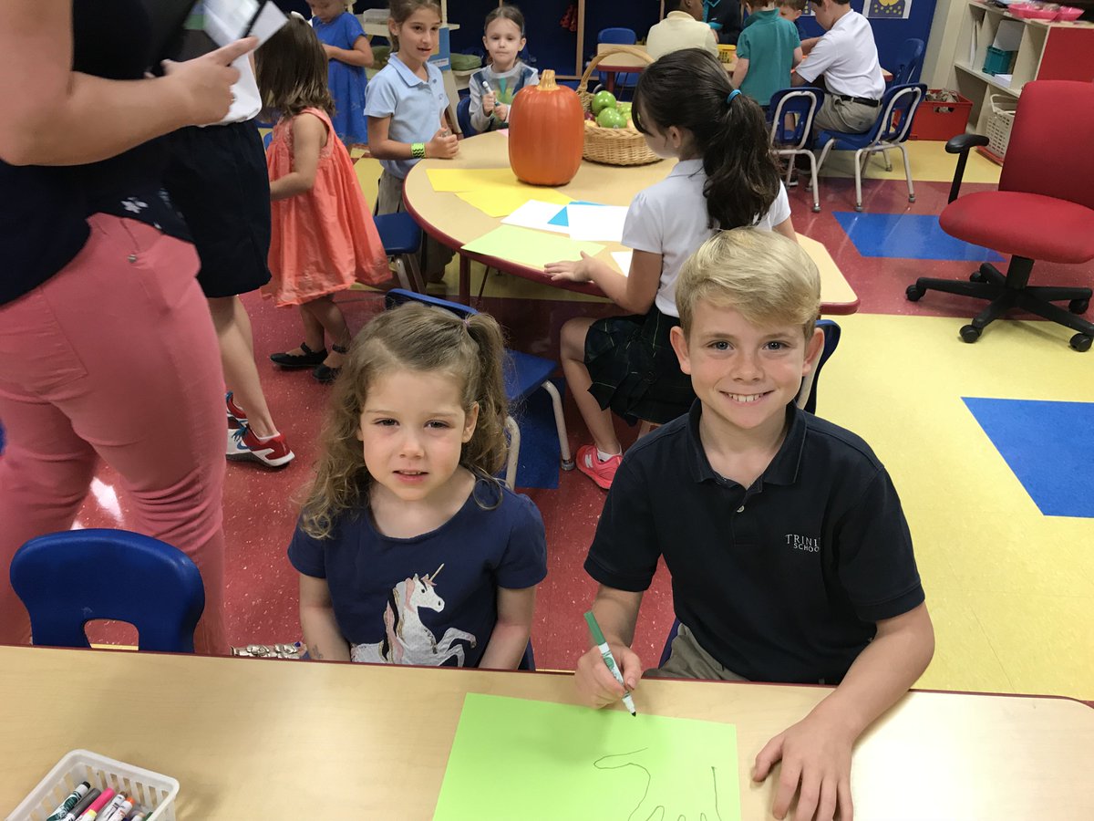 Loved meeting our new buddies! Excited to be new role models for these sweet friends! #trinitylearns
