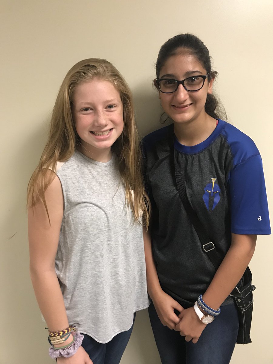 MrsBardellaCMS's tweet photo. Congratulations to Sam and Hope for being chosen as Hurricane Citizens of the Month for September. Keep up the great work! @WEARECMS25 #choosekindcms https://t.co/ZJroc9nmk5