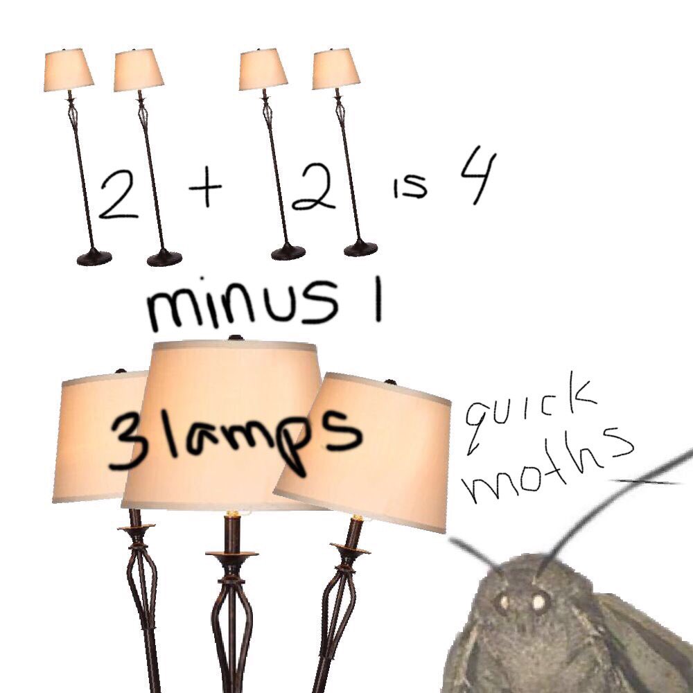 BlackKnight551's tweet photo. #moth #memes #lamps #lämps #wtf #funny #quickmaths #bigshaq #mansnothot #saucymemes #math #ButCanYouDoThis #RT https://t.co/SEQIOVSHWR