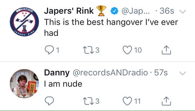 _JakeRussell's tweet photo. All of #Caps Twitter tonight. https://t.co/6fNYEFFvi2