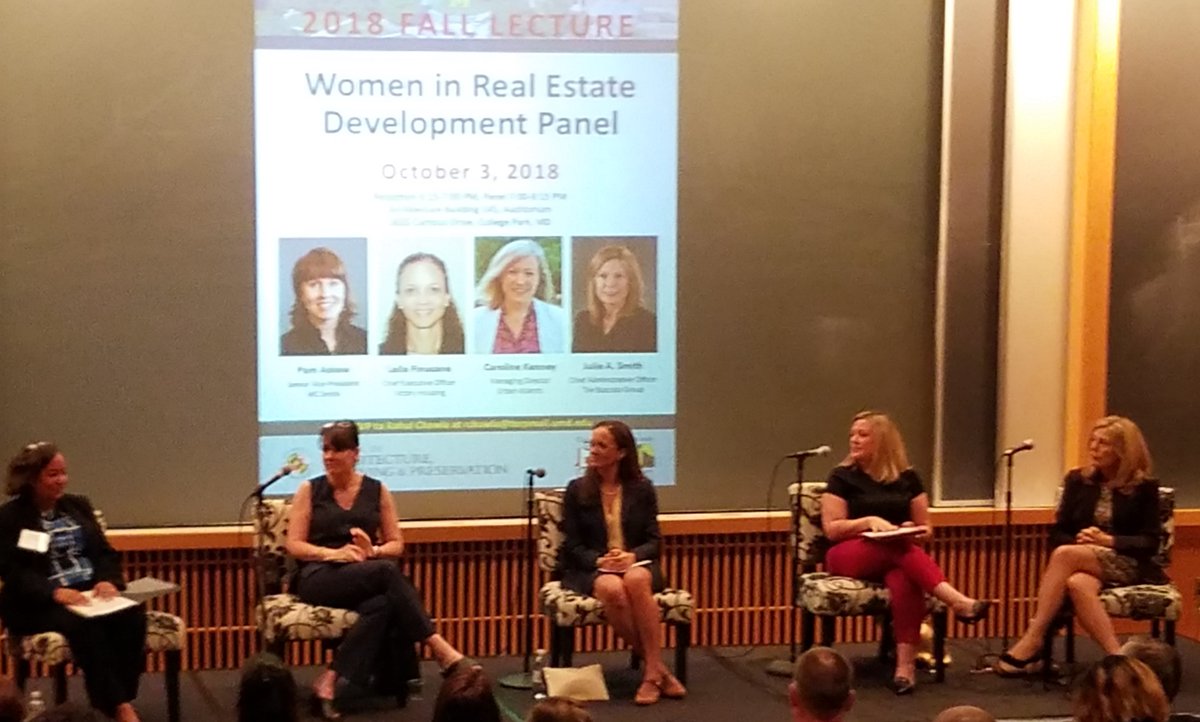 Tonight's all-star panel, Women in Real Estate Development. Sponsored by the Colvin Institute! Special thank you to our panel, alumni and friends for coming out!
#Bozzuto #VictoryHousing #wcsmith #urbanatlantic #UMD_MAPPD