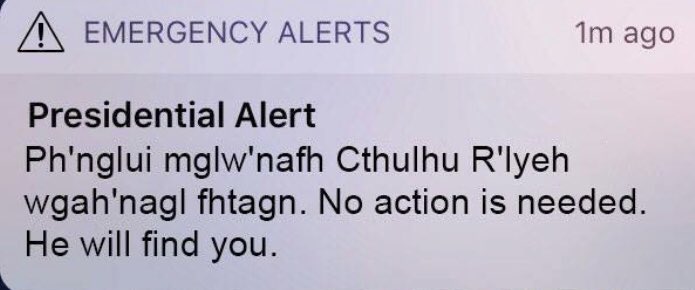 nissa_hopkins's tweet image. Got my #TrumpText today. Seems legit.