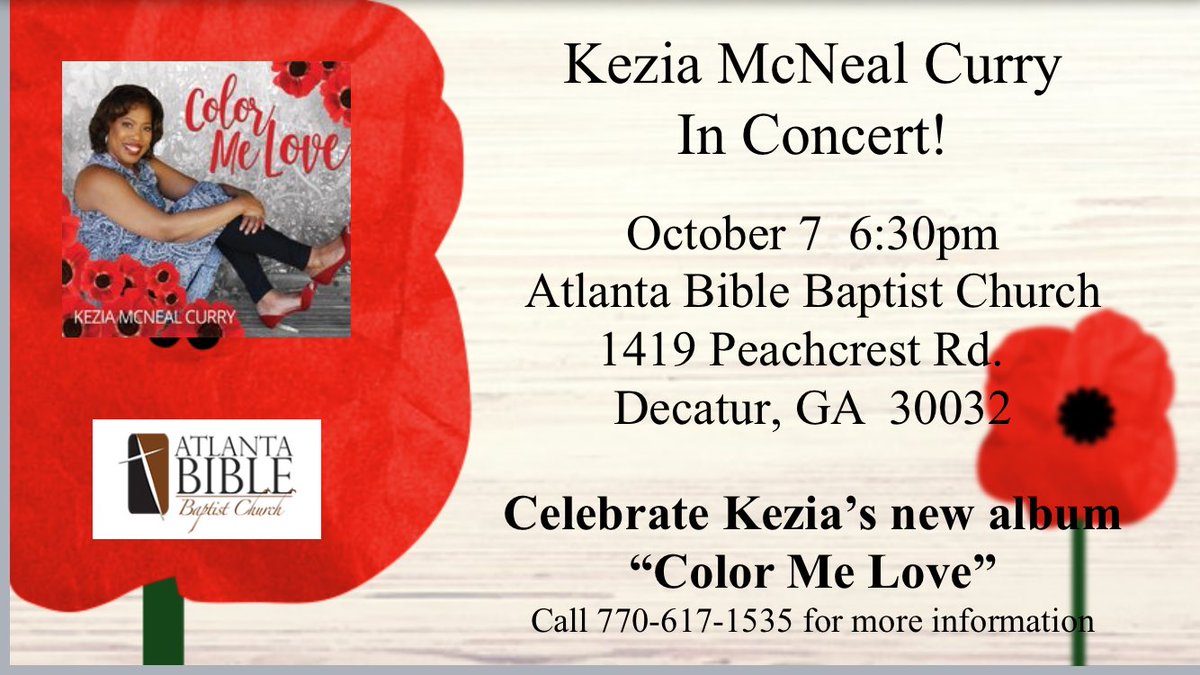 Hey Atlanta Friends, come celebrate with me! #colormelove #colorme❤️ #keziamusic