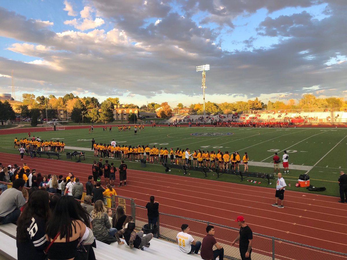A beautiful night for a powderpuff game! #norseproud #fivestarproud  #powderpuff