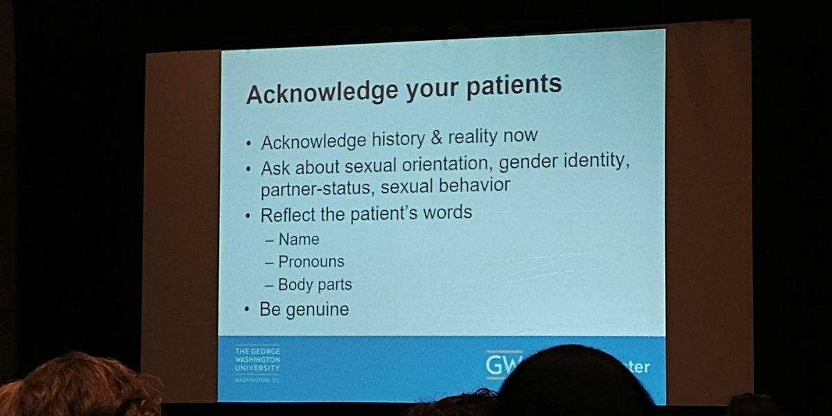 LibGirl09's tweet photo. It's important to collect data on sex and gender, but be respectful and nonjudgmental @mandichapman #ICEC18 https://t.co/4fMLeMTY8k