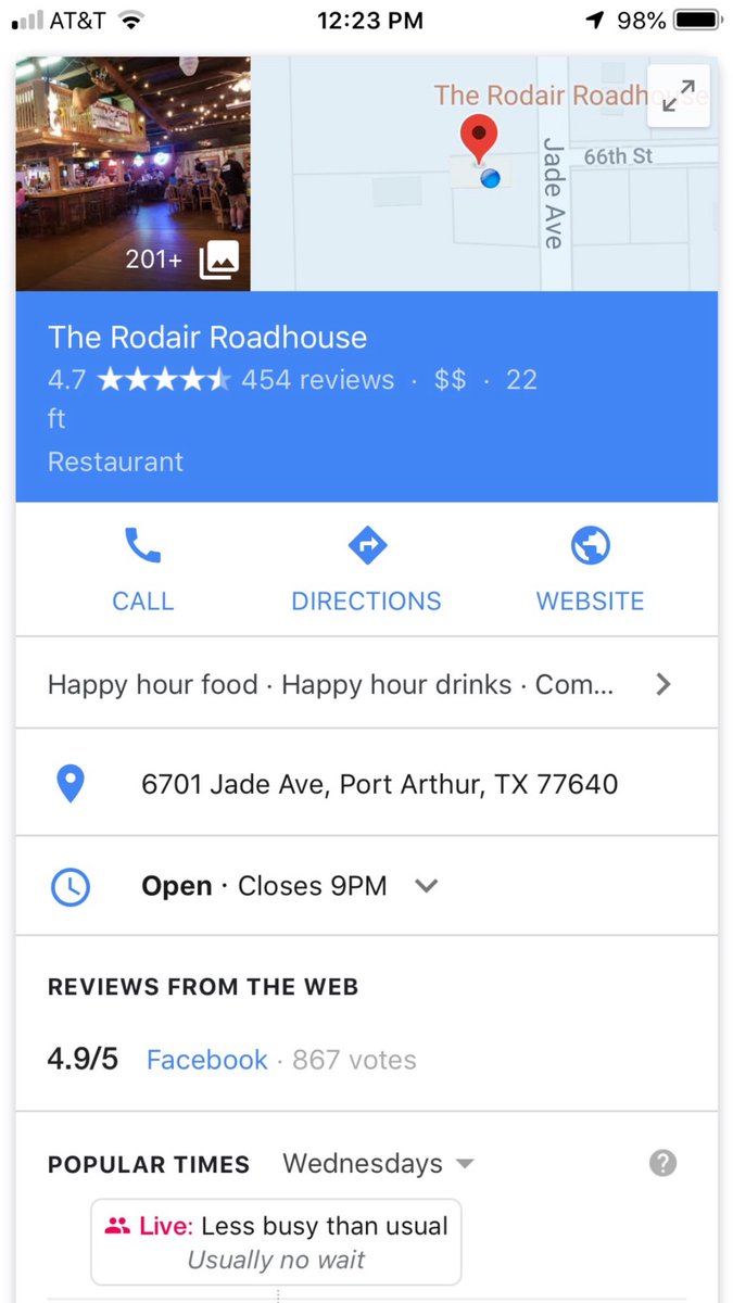 RodairRoadhouse's tweet photo. Why should you go grub at the Rodair Roadhouse! Because we are the #1 reviewed restaurant in all of review land for SeTX! Come see why! https://t.co/Wg1IxWOUqg