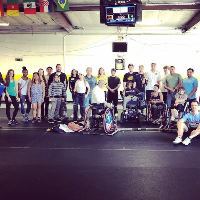 angelcitysports's tweet photo. Thank you to all the athletes, coaches, and volunteers who attended our fencing clinic! It was an awesome day 👏🏻and stay tuned for another fencing clinic 🔜🤺
#adaptivefencing #wheelchairfencing #amputee #athlete #usaparalympics #usaparafencing #fencing #socal https://t.co/Ztezjf3exO