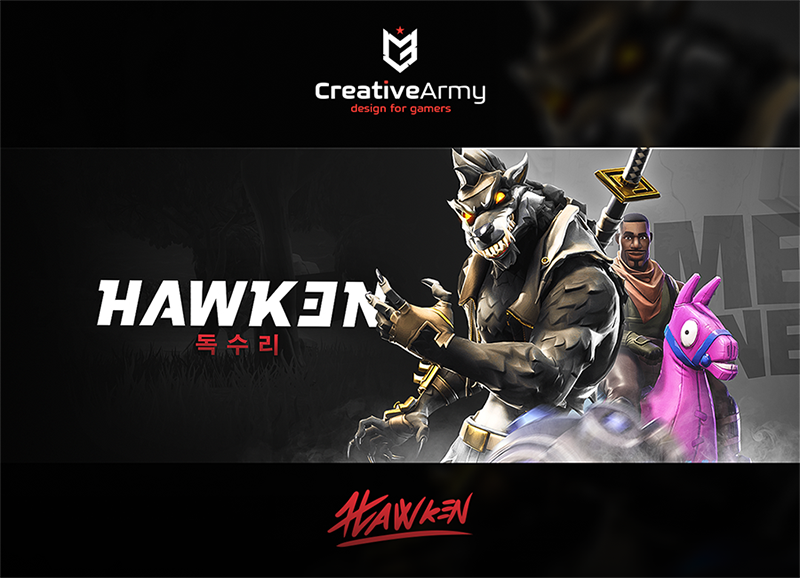 CreativeArmyIT's tweet photo. Personal banner @Hawk3n #WeAreCreative #CreativeArmyIT #MilanGamesWeek2018 https://t.co/NnQFWpBmzc