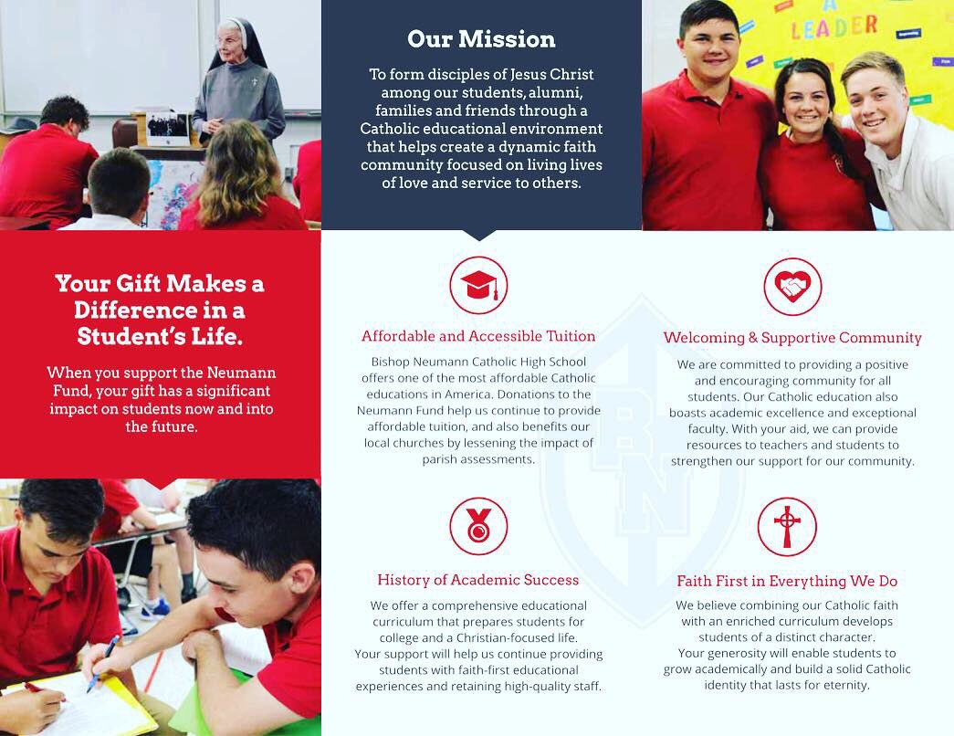 NeumannCavs's tweet photo. Support the mission and future of Bishop Neumann Catholic High School by donating to The Neumann Fund! #NeumannFund #NeumannNation #NeumannFamily #CatholicEducation #SupportOurStudents https://t.co/2AkY1AnN5O