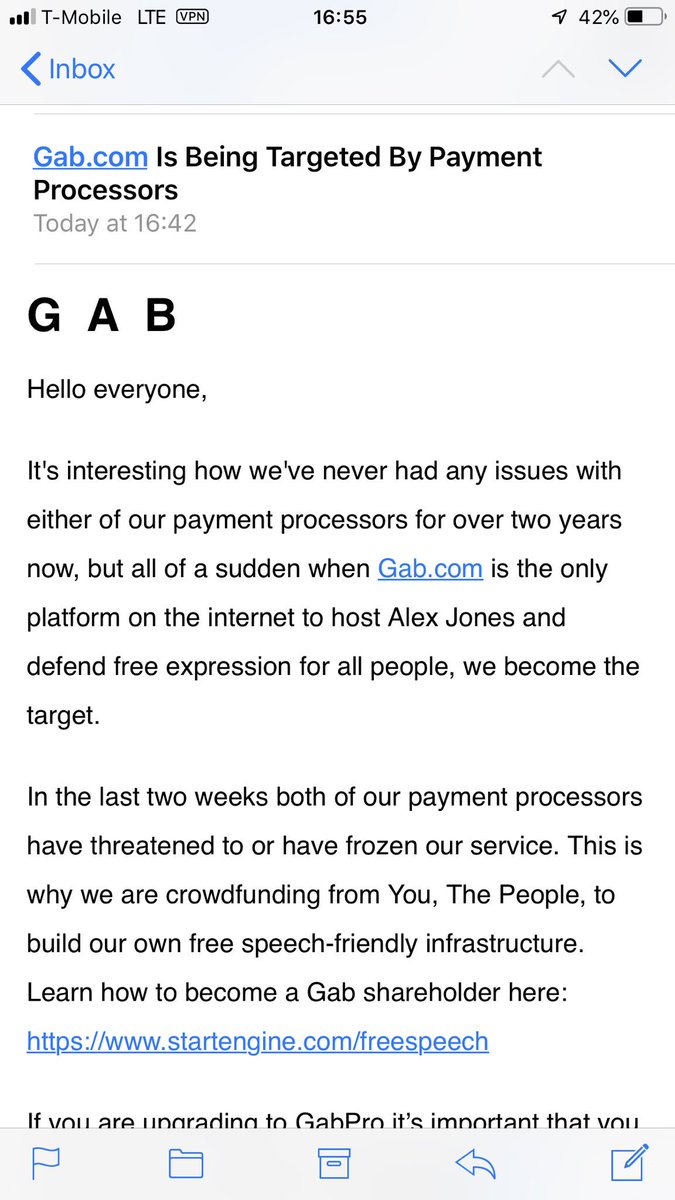 ConservativesX's tweet image. Shit how the big tech cabal is attacking GAB 
#RegulateBigTech