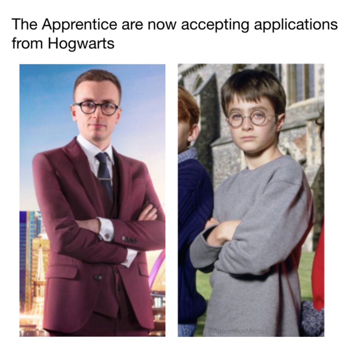 ApprenticeMemes's tweet photo. Competing with muggles
@bbcapprentice #TheApprentice #TheApprentice2018 https://t.co/NjejPnyZvg