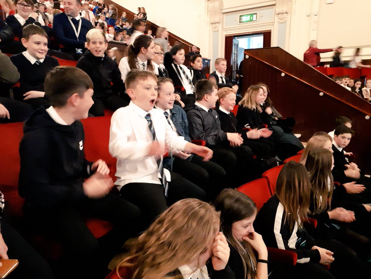BaldragonMusic's tweet photo. Faces of pure enjoyment from our S1s at #IMSLive today @CairdHallDundee #welovemusic #orchestra #funtrip @BaldragonAcad @Baldragon_HT https://t.co/G6Ees3yoHO