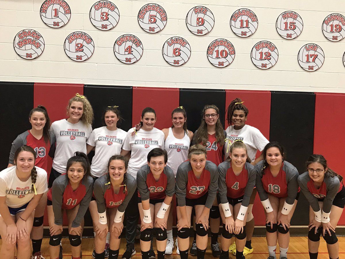 ZackBame's tweet photo. Yellow is just a color but tonight it is KENADEE!! Vanlue Volleyball sends our prayers!! #14 #yellow #kenadee https://t.co/vaoy8YRk6H