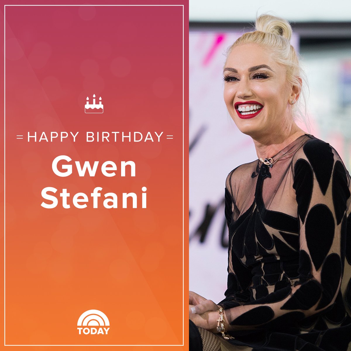 Happy birthday, Gwen Stefani! 