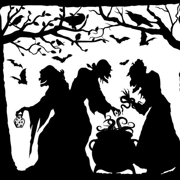 shakespeare4kid's tweet photo. Ah the Witches! The twisted weird sisters... the 3rd quadrant of our new Shakespeare Melodramatic Tragedies play’s cover and poster. #Shakespeare #TheScottishPlay #Macbeth #Melodrama #Melodramatic #HighschoolDrama #Middleschooldrama #highschool #middlesc… https://t.co/PWHN8BcSOx https://t.co/yZol42zkvJ