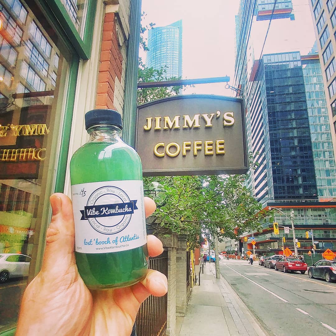 We're excited to announce that you can now get our #kombucha at all <a href="/Jimmyscoffee/">Jimmy's Coffee</a> locations in #the6ix ! #SupportLocal and #LoveYourGuts.
Full of F L A V O U R. Not Sugar! But don't take our word for it, visit any of Jimmy's Coffee shops and see for yourself!