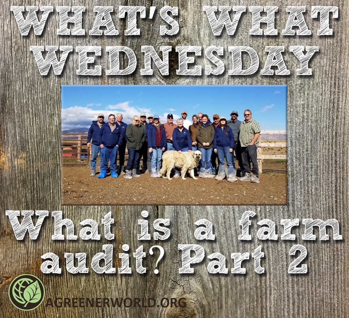 We shared a little about what a farm audit is, and today we're sharing these dedicated auditors-pictured at our annual training at <a href="/windynranch/">Windy N Ranch</a>! We do this to equip our compliance team w/ the highest level of expertise, so farmers/consumers can have trust in transparency!