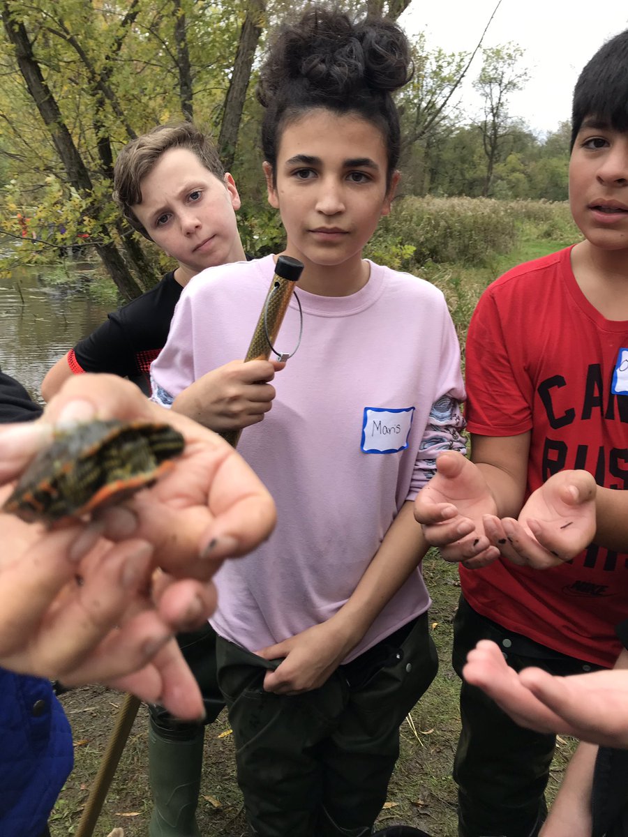sparrow922's tweet photo. So great to see kids learning about our environment by getting right into it! Dirty pants, wet socks, and all! Thanks to all @JayCHormel_NC https://t.co/pc5Zk9WVif
