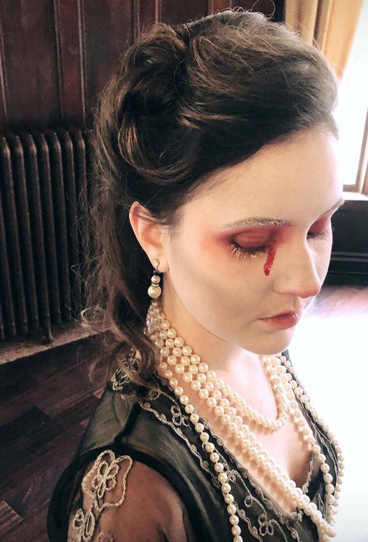 MeredithDeight1's tweet photo. Everyone cries at weddings, even ghosties right?! https://t.co/tY0cphCtOU